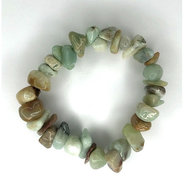 Bracelet Amazonite Chunky